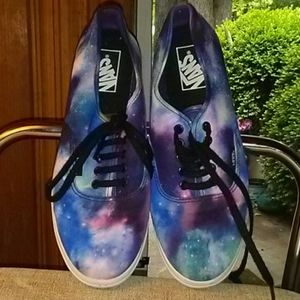 Galaxy print Vans